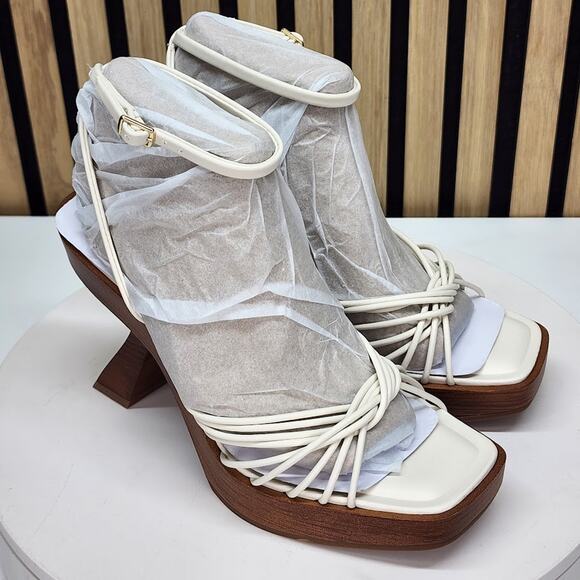 INC International Concepts Shoes - NEW - INC International Concepts Rashel Women’s Sculptural Heel Sandals Size 7